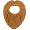 Image de BB&Co Bavoir-bandana bambou/gaze havane - Gaze de coton & éponge bambou   Ultra doux et absorbant - Adapté aux bébés dès les premières salives
