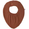 Image de BB&Co Bavoir-bandana bambou/gaze toffee - Gaze de coton & éponge bambou    Ultra doux et absorbant - Adapté aux bébés dès les premières salives