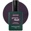 Image de Manucurist Green Flash Vernis Semi Permanent Violet aux Sous-Tons Gris Queen of Night - Vernis Gel Ongle UV Semi Permanent & LED - 12-Free, Bio Sourcé 84% - Manucure Professionnelle - 15 ml