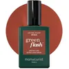 Image de Manucurist Vernis Semi Permanent Rouge Brique - Vernis Gel Ongle UV Semi Permanent & LED - 12-Free, Bio Sourcé (84%) - Manucure Professionnelle - 15 ml
