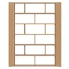 Image de Miliboo Bibliothèque Multi casiers Design Finition Bois Clair chêne L168 cm MUSSO