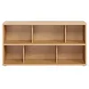 Image de Miliboo Bibliothèque Basse Finition Bois Clair chêne L140 cm Epure