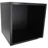 Image de ENOVA HIFI Vinyl Box 120BL - Armoire Noire pour 120 Vinyles - Boîte à Vinyles - Rangement Horizontal - Noir - 370 x 355 x 337mm