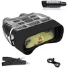 Image de FISHTEC Jumelles Vision Nocturne Infrarouge - Portée 300m- Enregistrement Photo et Vidéo - 7 Niveaux IR 4X Zoom Numérique, Ecran LCD 2,3" Pouces - Idéal pour Chasse, Randonnée - Sacoche Inclus