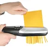Image de FISHTEC Destructeur de Documents Electrique - Portatif/Compact - Déchiqueteuse Broyeur Papier Découpe Rapide Alimentation : Pile/USB 26 x 8 CM (Gris et Noir)