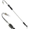 Image de FISHTEC - Lance de Nettoyage pour Gouttière Manche Télescopique Maniable Hauteur Travail : 3,5 m Buse Coudée et Orientable Bague Laiton Raccord Tuyau Universel Vanne 1/4 Tour
