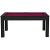 Image de Billard Texas 6 Pieds - Coloris Noir grainé Tapis Prune