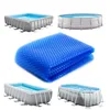 Image de Linxor - Bâche à Bulles Ronde, Ovale, carrée ou Rectangle pour Piscine intex ou Autre - 180 microns - Bleu - Plusieurs Tailles Disponibles