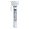 Image de Linxor - Thermomètre flottant blanc pour piscine avec cordon