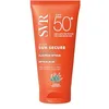 Image de SVR - Sun Secure Blur SPF50+ Sans Parfum - Crème mousse solaire effet flouteur   Très haute protection UVA, UVB, infrarouge & lumière visible   Peaux sensibles   Niacinamide, Vitamine E   50 ml