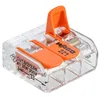 Image de WAGO - Sachet de 3 bornes S221 3 entrées Fils Souples et rigides 0.5 à 6mm²