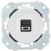 Image de FONTINI - Double prise usb 2,6a a/c BLANC GLOSSY DOM
