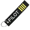 Image de CLJ - Porte-clés - PILOT - Pilote de ligne - Aviation - Noir - Métiers - Urgence