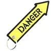 Image de CLJ - Porte-clés - DANGER - Jaune - Sécurité aviation - Urgence