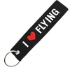 Image de CLJ - Porte-clés - I LOVE FLYNG - Noir et blanc - Sécurité aviation - Urgence
