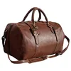 Image de Tony & Paul. Sac de voyage. FORUNATO, Cuir. Cuir marron - Uni - FABRIQUE EN ITALIE.