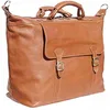 Image de Tony & Paul. Sac de voyage. WEEKENDER, Cuir. Cuir marron clair - Uni - FABRIQUE EN ITALIE.