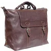 Image de Tony & Paul. Sac de voyage. WEEKENDER, Cuir. Cuir marron foncé - Uni - FABRIQUE EN ITALIE.