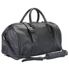 Image de Tony & Paul. Sac de voyage. SERAFINO, Cuir. Cuir noir - Uni - FABRIQUE EN ITALIE.