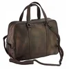 Image de Tony & Paul. Sac de voyage. DANILO, Cuir. Cuir marron foncé - Uni - FABRIQUE EN ITALIE.