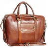 Image de Tony & Paul. Sacoche. GIANPOLO, Cuir. Cuir marron - Uni - FABRIQUE EN ITALIE.