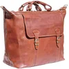 Image de Tony & Paul. Sac de voyage. WEEKENDER, Cuir. Cuir marron - Uni - FABRIQUE EN ITALIE.