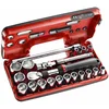 Image de FACOM Coffret Cliquet Extensible 1/2 " Detection Box Métriques 6 Pans - 21 Pièces - SXL.DBOX1PB