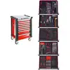Image de Facom Servante d’atelier 8-S, 15 modules en mousse, rouge