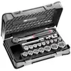 Image de Coffret clé à cliquet + douilles 1/2'' FACOM S.161-2P6PB - 19 pièces