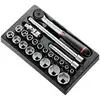 Image de Module de clés à cliquet + douilles 1/2'' FACOM MOD.S161-36PB - 23 pièces