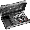 Image de FACOM Coffret Cliquet et Douilles Longues 1/4 " 6 Pans Métriques - 46 Pièces - Coffret et Plateau Inclus - R.2BLPB