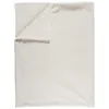 Image de Linnea Plaid en Grosses côtes Flanelle Collection Alpes 150x200 cm Blanc