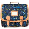 Image de Tann's - Cartable 41cm Sevan Marine - Imprimé Tropical Requins et Palmiers - Cartable Scolaire garçon 2 Soufflets - CE2 CM1 CM2