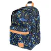 Image de Tann's - Sac à Dos L Sevan Marine - Imprimé Tropical Requins et Palmiers - Sac à Dos Scolaire garçon 2 Compartiments en Polyester recyclé - CM1 CM2