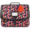 Image de Tann's - Cartable 38cm Sofia rose - Imprimé fruits et pompon pomme - Cartable scolaire fille 2 soufflets - CP CE1 CE2