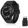 Image de Samsung Galaxy Watch6 Classic Montre Connectée avec Chargeur, Suivi de Santé, Suivi Sportif, Charge rapide, 4G/LTE, 43mm, Noir, Exclusivité Amazon Version FR