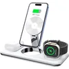 Image de Echo Station de Charge Aimantée sans Fil 3-en-1 - Chargeur Rapide Blanc Compatible avec Apple iPhone, Apple Watch et AirPods - Station de Recharge Universelle pour Appareils iOS