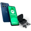 Image de Pack Smartphone Motorola G15 6,72" Double SIM 256 Go Marine + Ecouteurs Motorola Buds Bass Dark shadow en occasion ou reconditionné