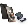 Image de Pack Smartphone Motorola Moto G77 6.78" 5G Double SIM 256 Go Noir + Ecouteurs Motorola Buds 2 Plus Noir en occasion ou reconditionné