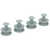 Image de ROULETTE PANIER SUPERIEUR KIT X4 DIA 24 POUR LAVE VAISSELLE WHIRLPOOL - 481252888113