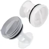 Image de KIT FILTRE DE POMPE DE VIDANGE POUR LAVE LINGE WHIRLPOOL - 484000000966