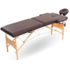 Image de Yoghi - Table de massage pliante en 2 zones tdm102 marron OS