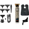 Image de Becker Shaves & Trims - Set de tondeuse metal sans fil cheveux et barbe harley gris OS