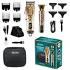 Image de Kit De Tondeuse Sans Fil En Metal Avec Trousse De Voyage Twinbarber Bechek