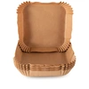 Image de KITCHEN GURU - Papier cuisson carré pour air fryer marron - 20x20x4.5 cm OS