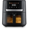 Image de Kitchencook - Friteuse à air avec fenêtre 7 programmes noires - 7L OS