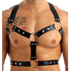 Image de Generique Harnais THIN CHEST Simili Noir