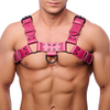 Image de The Red Harness Harnais en cuir BULLDOG Rose