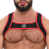 Image de Sparta's Harness Harnais Néoprène ZEUS Noir-Rouge