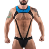 Image de Sparta's Harness Ensemble Jock et Harnais TAURO Noir-Bleu